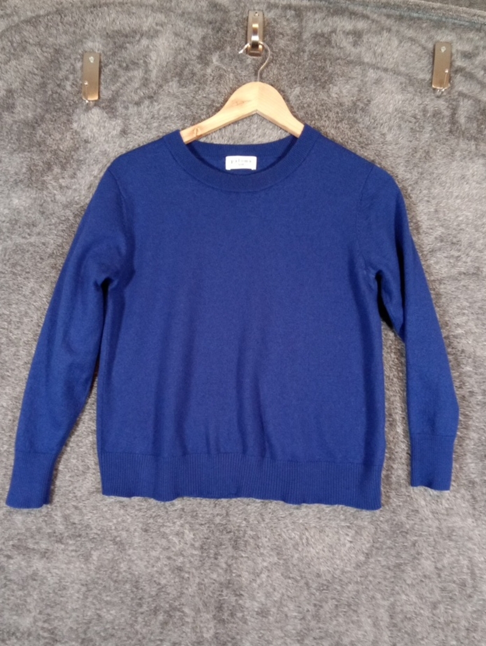 Paloma Crew Neck Wool Sweater Long Sleeve Timeless Quiet Luxury Womens XSP